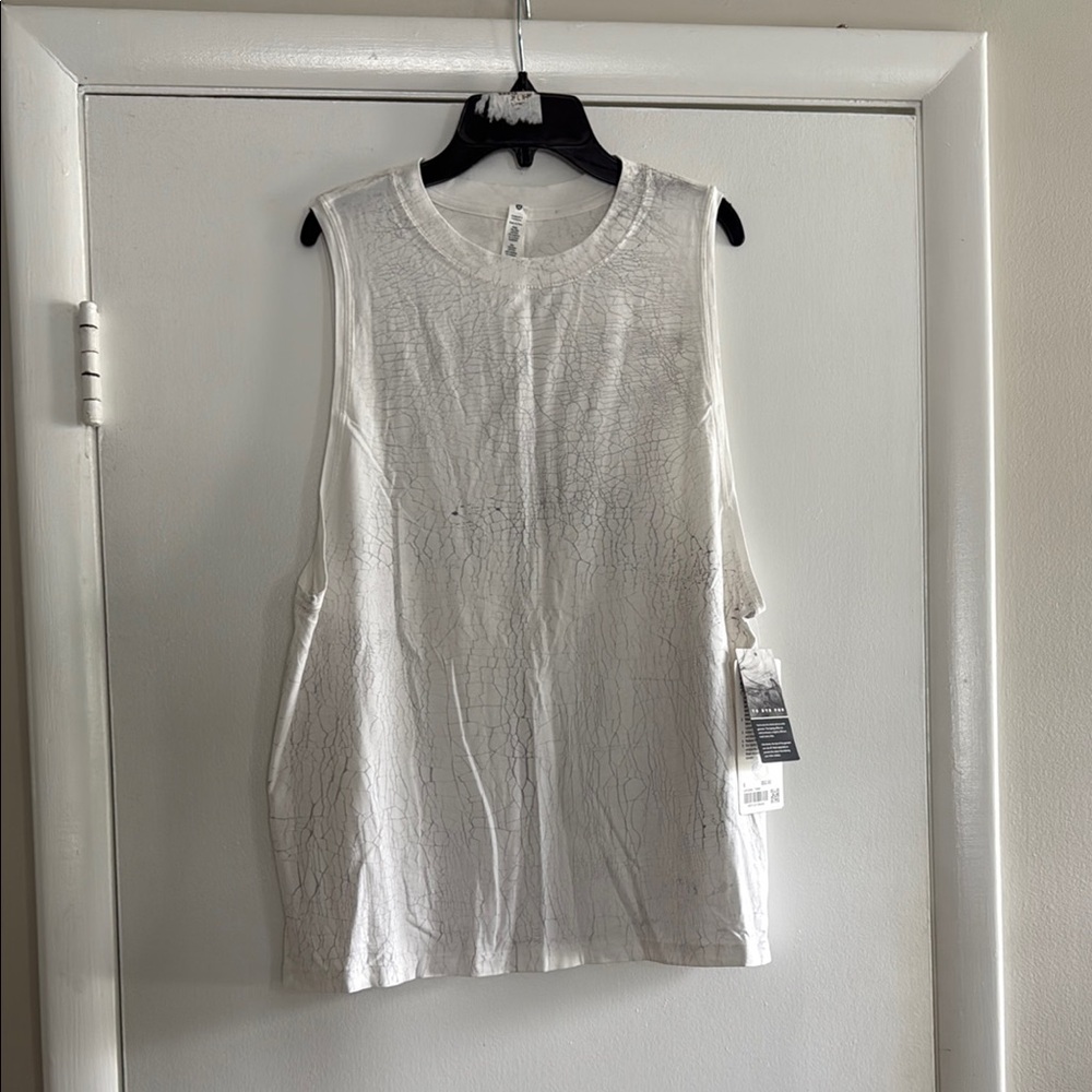 Lululemon Athletica Cream Muscle Tee Boxy Fit